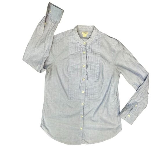 (5 for $25) J.Crew Long Sleeve Button Down Tuxedo Blouse size XSโ - Picture 6 of 7